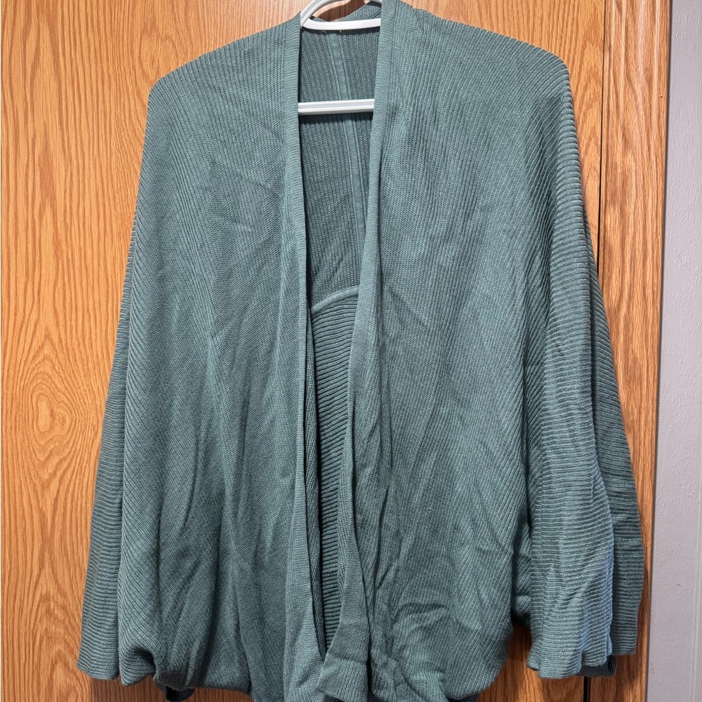 Lululemon Green Knit Textured Wrap - Picture 3 of 4